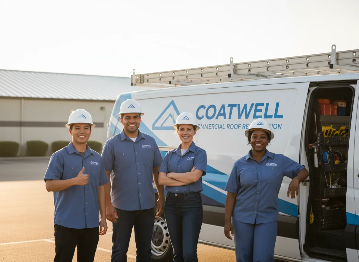 Commercial roof coating company in Breda, IA